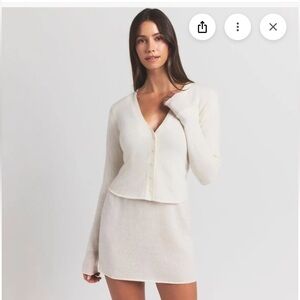 NWT Skims Featherweight Cashmere cardigan